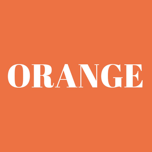 Color Chart【ORANGE】