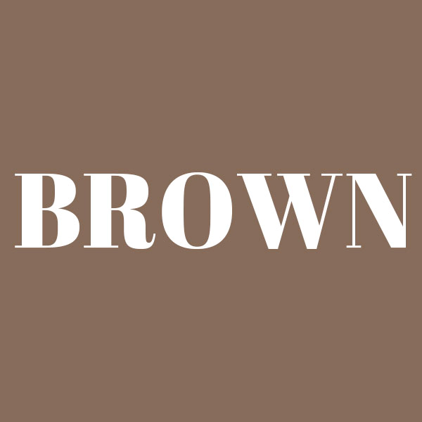 Color Chart【BROWN】